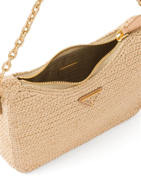 prada re edition rafia